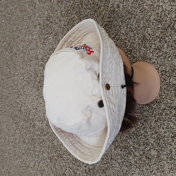 It's 5 O'Clock Somewhere Embroidered Beige Sun Hat - Picture 7 of 10